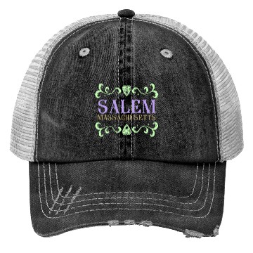 Discover Salem Massachusetts Ouija Love Trucker Hats
