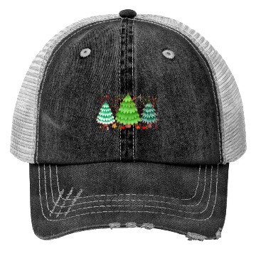 Discover Christmas trees, Leopard Christmas Trees, Winter Trucker Hats