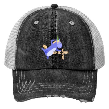 Discover Unicorn Yoga Trucker Hats