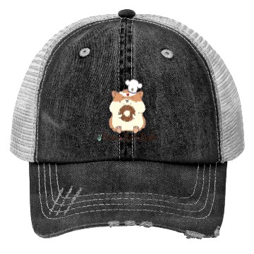 Discover peace love bake Trucker Hats