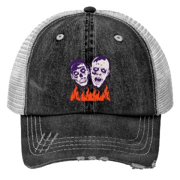 Discover Fine Graphic Halloween Zombie Funny Trucker Hats
