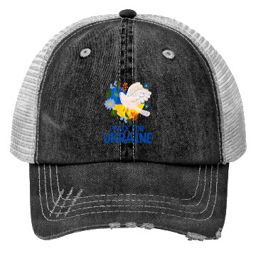 Discover Peace For Ukraine Trucker Hats