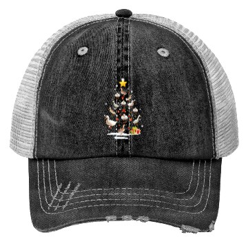 Discover Duck Christmas Tree Duck Xmas Funny Gift Trucker Hats