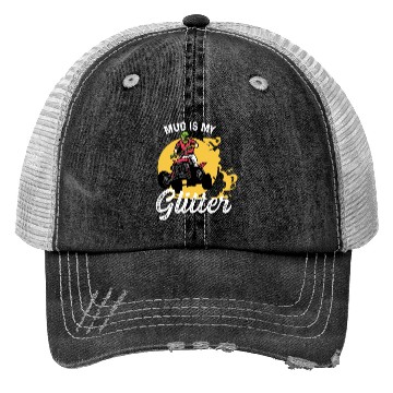 Discover Mud is Glitter Fearless or Brave Gift Trucker Hats