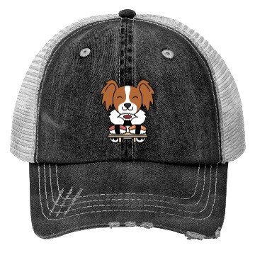 Discover Sushi Lover Papillon Trucker Hats
