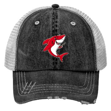 Discover Teacher shark .. school student lessons enrollment Trucker Hats