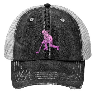 Discover Ice hockey hockey player girl girl Trucker Hats