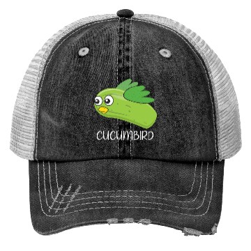 Discover Cucumbird Vegetarian Vegetable Vegan Cucumber Trucker Hats
