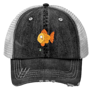 Discover MERY CHRISTMAS fish Trucker Hats Graphic Tops