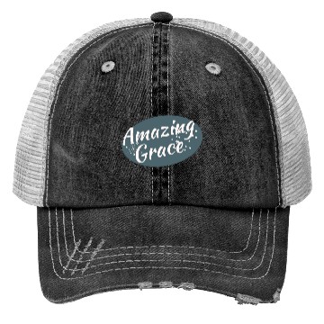 Discover Amazing Grace Christian design Trucker Hats