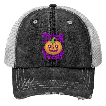 Discover Trick Or Treat Trucker Hats