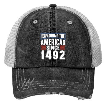 Discover Columbus Day 1492 Trucker Hats