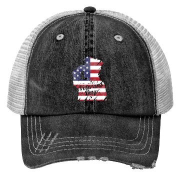 Discover Patriotic Salute US Flag For Veterans Day Trucker Hats