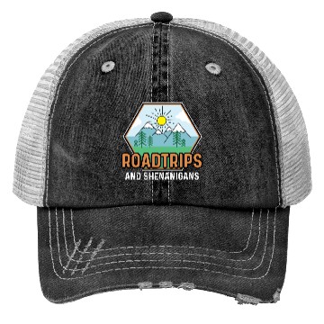 Discover Road Trip Shenanigans Nature Lover And Explorer Gi Trucker Hats