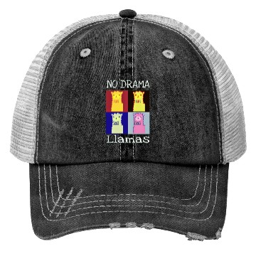 Discover Funny Llama Trucker Hats