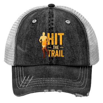 Discover Running in Woods Trail Running Runner Jogging Trucker Hats