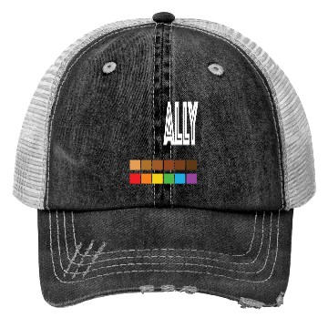 Discover Rainbow Black Pride Gift Trucker Hats