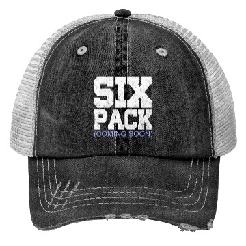 Discover Six Pack Coming Soon Fitness Gym Workout Trucker Hats