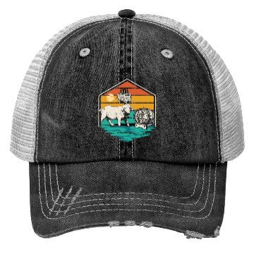 Discover Beer Drinking Goat Men Beer Lover Trucker Hats