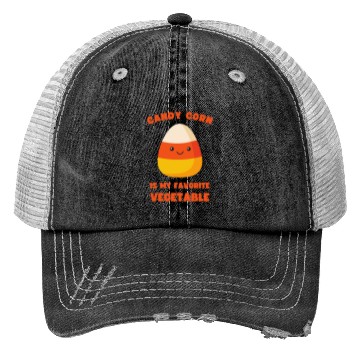 Discover LAZY COSTUME CANDY CORN IS MY FAVORITE VEGETABLE Trucker Hats