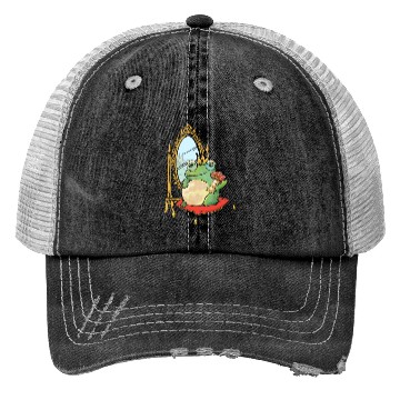Discover Classy Royalty Prince Toad Frog Amphibian Trucker Hats