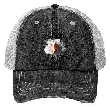 Discover Orchid Flowers Trucker Hats