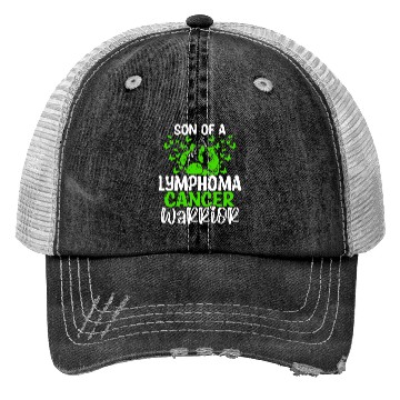 Discover Lymphoma Cancer Awareness Month Ribbon Son Trucker Hats