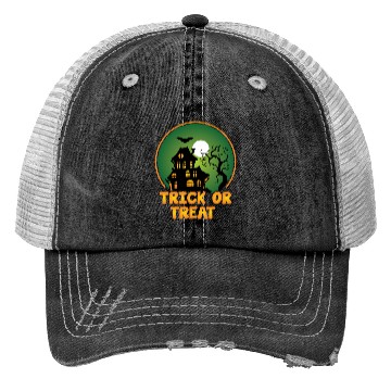 Discover TRICK OR TREAT Trucker Hats