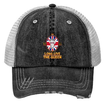 Discover Queen Elizabeth II Rest in Peace Elizabeth Trucker Hats