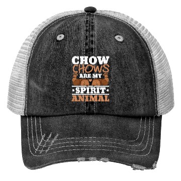 Discover Chow Chows Are My Spirit Animal Dog Owner Puppy Trucker Hats