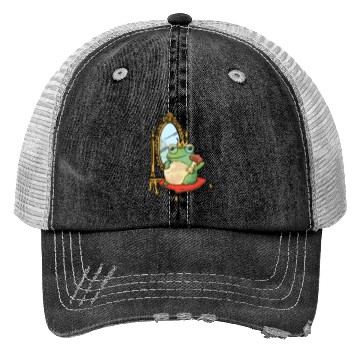 Discover Classy Royalty Prince Toad Frog Amphibian Trucker Hats