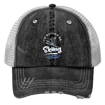 Discover Winter Sports Winter Ski Slope Trucker Hats