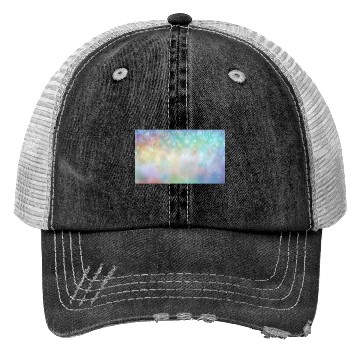 Discover Colorful Bokeh Christmas Snowflakes Trucker Hats
