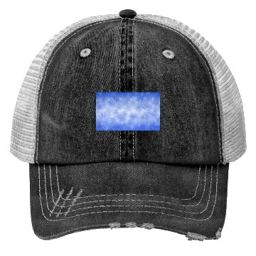 Discover Blue Christmas Snowflakes Bokeh Winter Trucker Hats