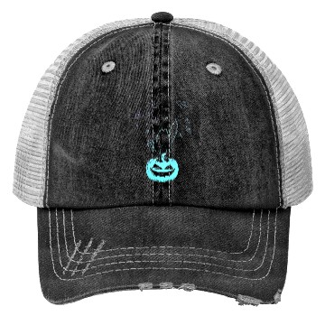 Discover Cat Lover Halloween Pumpkin Trucker Hats