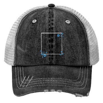 Discover Square Blossom Trucker Hats