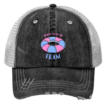 Discover Beach Clean Up Team Beaches Cleaning Coast Trucker Hats