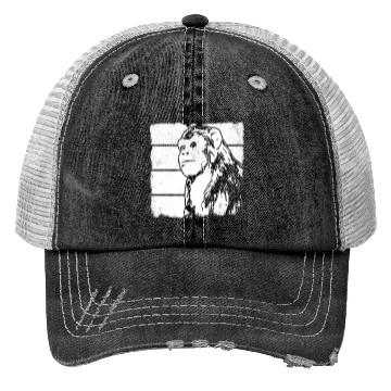 Discover Monkey Chimpanzee Orangutan Monkey - Monkey Trucker Hats
