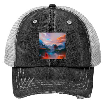 Discover A Timeless World in a Distant Solar System Bright Trucker Hats