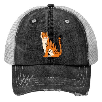 Discover Serious lion Trucker Hats