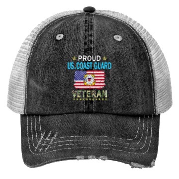 Discover Coast Guard Veterans Day Us Coast Trucker Hats