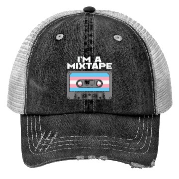 Discover LBGT Flag Gay Pride Human I'm a Mixtape Trucker Hats