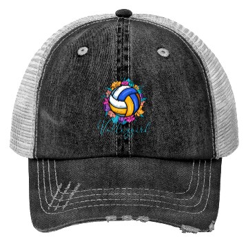 Discover Volleygirl Beach Volleyball Trucker Hats