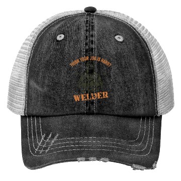 Discover Welder Welding Vintage Think Your Trucker Hats