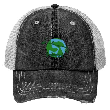 Discover green earth imagination Trucker Hats