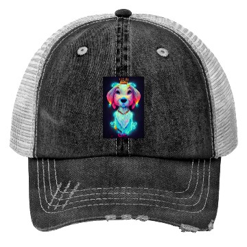 Discover Angel Dog 024 Trucker Hats