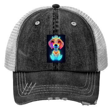 Discover Angel Dog 032 Trucker Hats