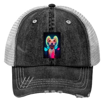 Discover Angel Dog 034 Trucker Hats