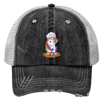 Discover Unicorn Chef Trucker Hats