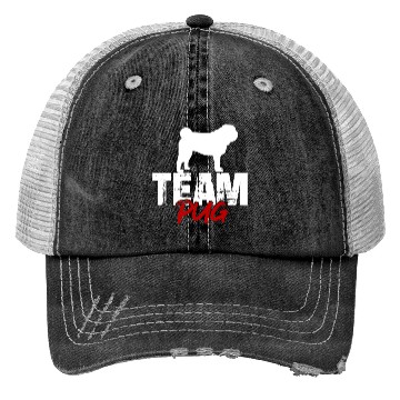 Discover Team Pug Trucker Hats